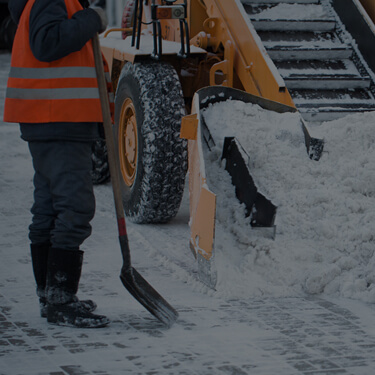 Commercial cleaning: snow removal