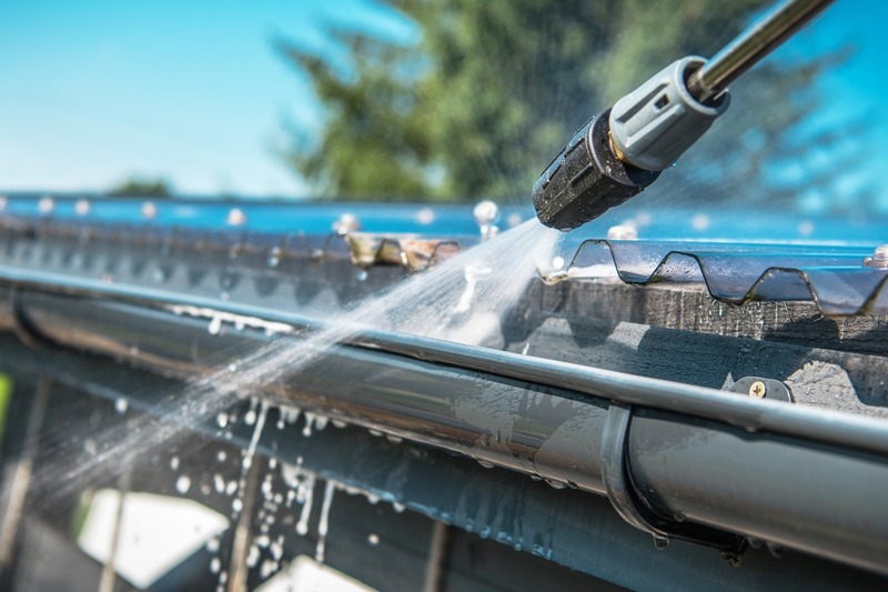 How to Pressure Clean Your Gutters - Zanjani Cleaning - Commercial Cleaning Calgary
